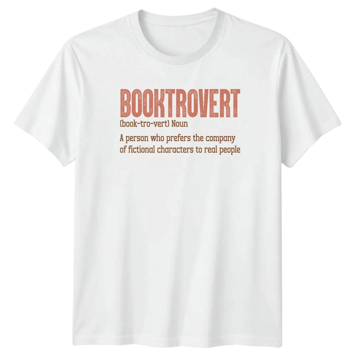 Booktrovert Book Tro Vert Noun A T-Shirt Dictionary Definition Reader Gift