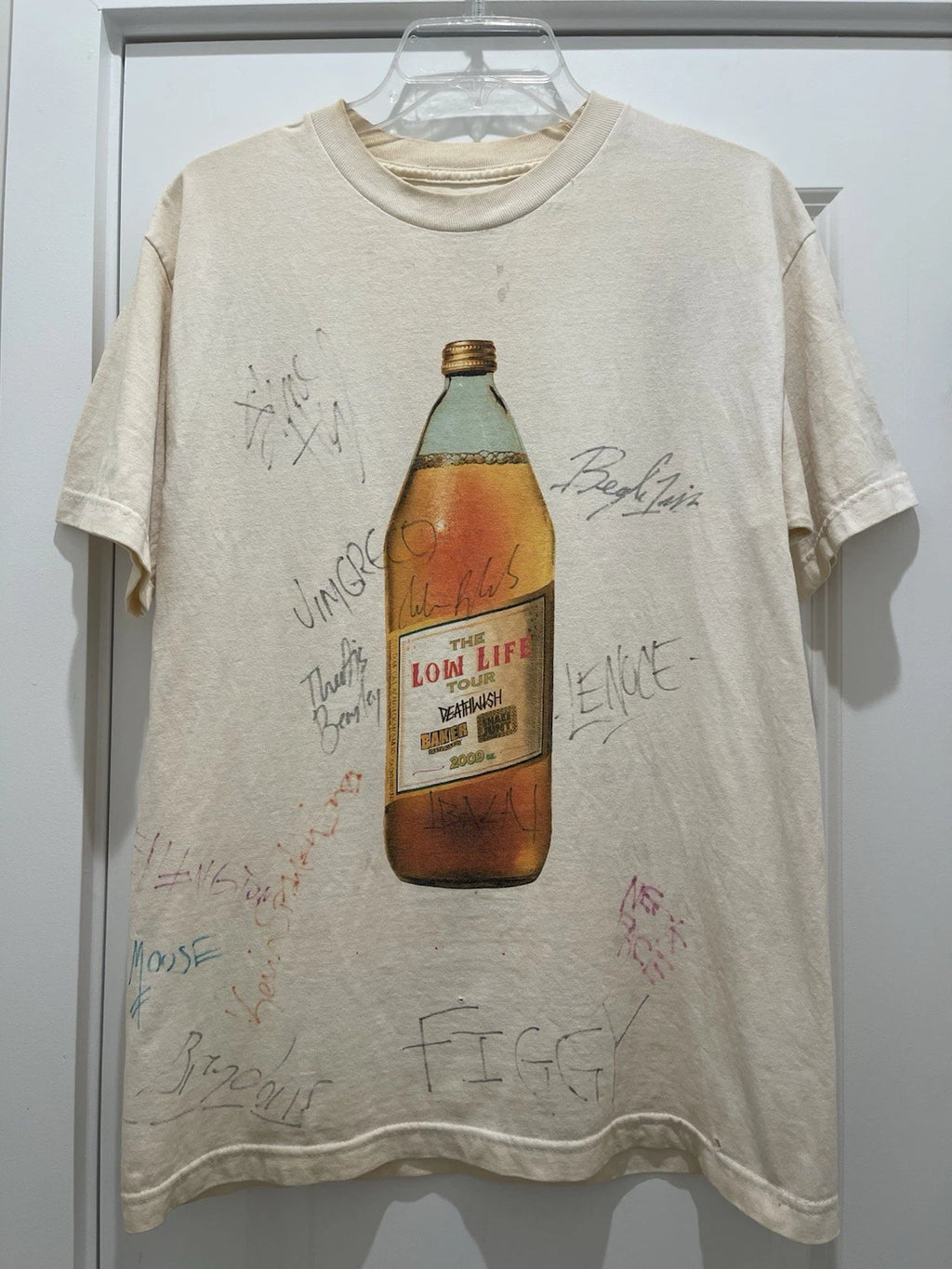 Vintage Skate Shirt 2009 Low Life Tour Deathwish Baker Skateboards Reynolds Auto
