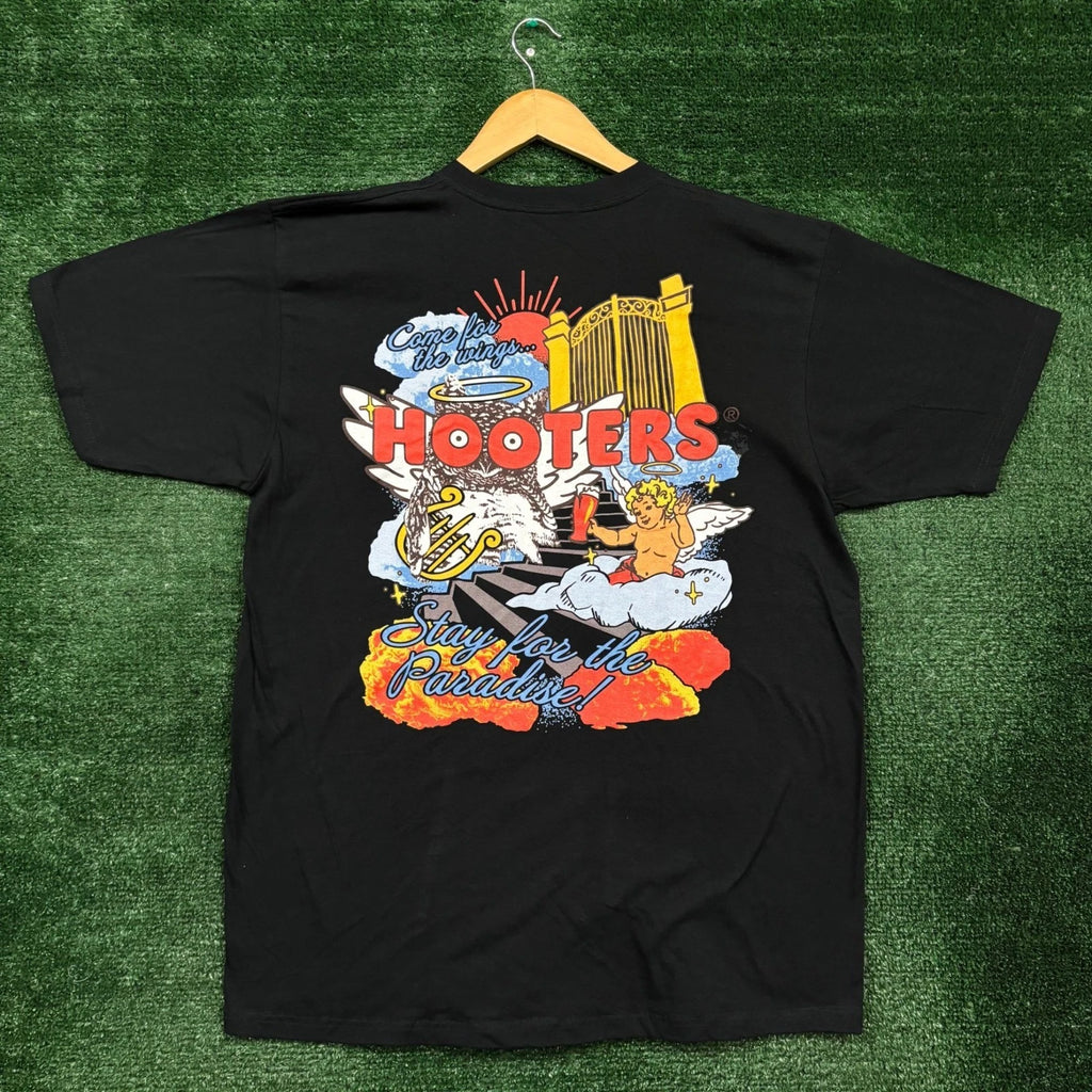 Hooters Came For The Wings Stay For The Paradise T-Shirt Size 2X