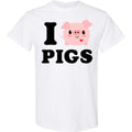 Inktastic I Love Pigs T-Shirt Chibi Lover Farm Oink Idea From Mens Clothing Tees