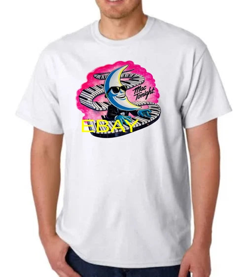 MAC TONIGHT MCDONALD'S VINTAGE REPRODUCTION STYLE TEE TSHIRT  BIG MAC MOON