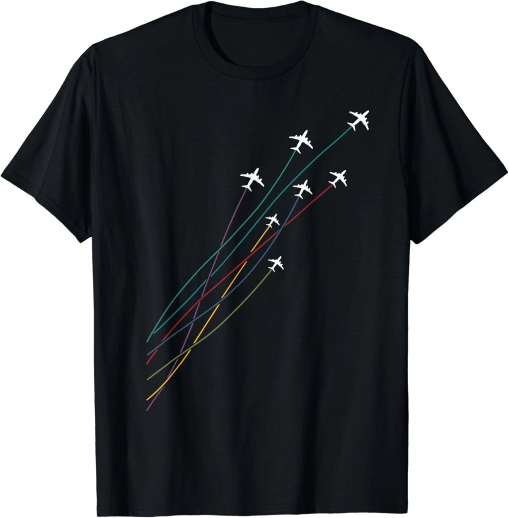 Pilot Commercial Passenger Airplanes Aeroplanes Airline Gift Unisex T-Shirt