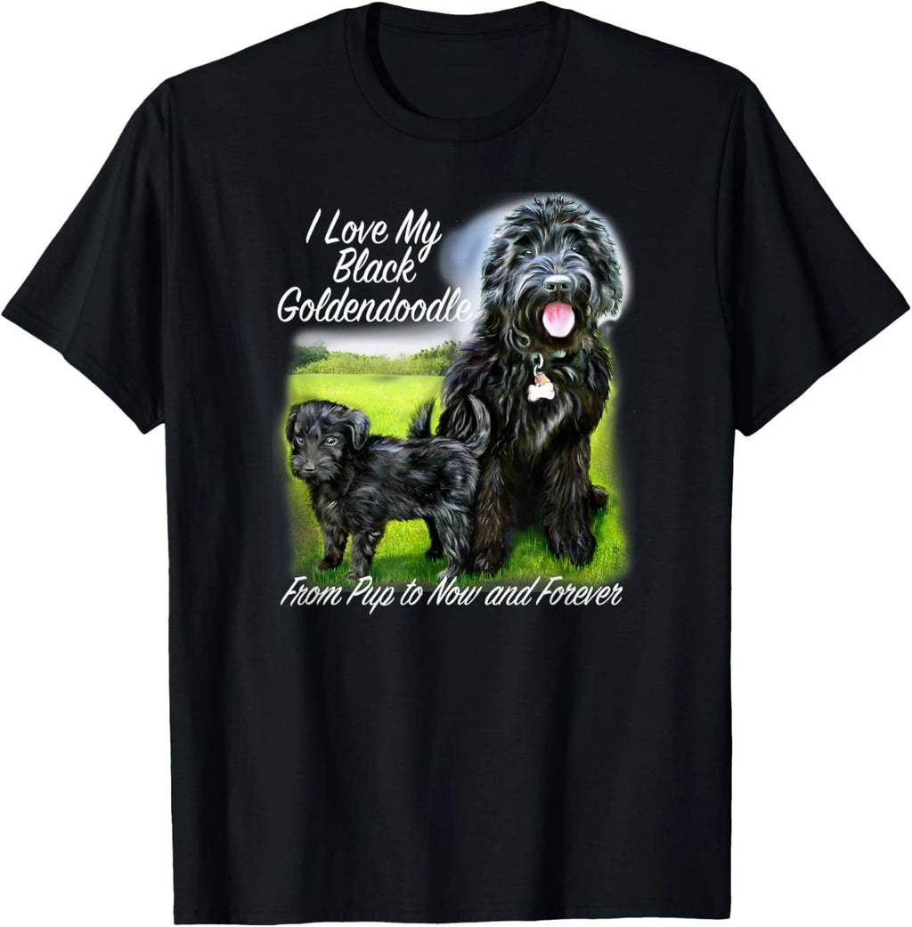 Golden Doodle I Love My Black Goldendoodle T-Shirt