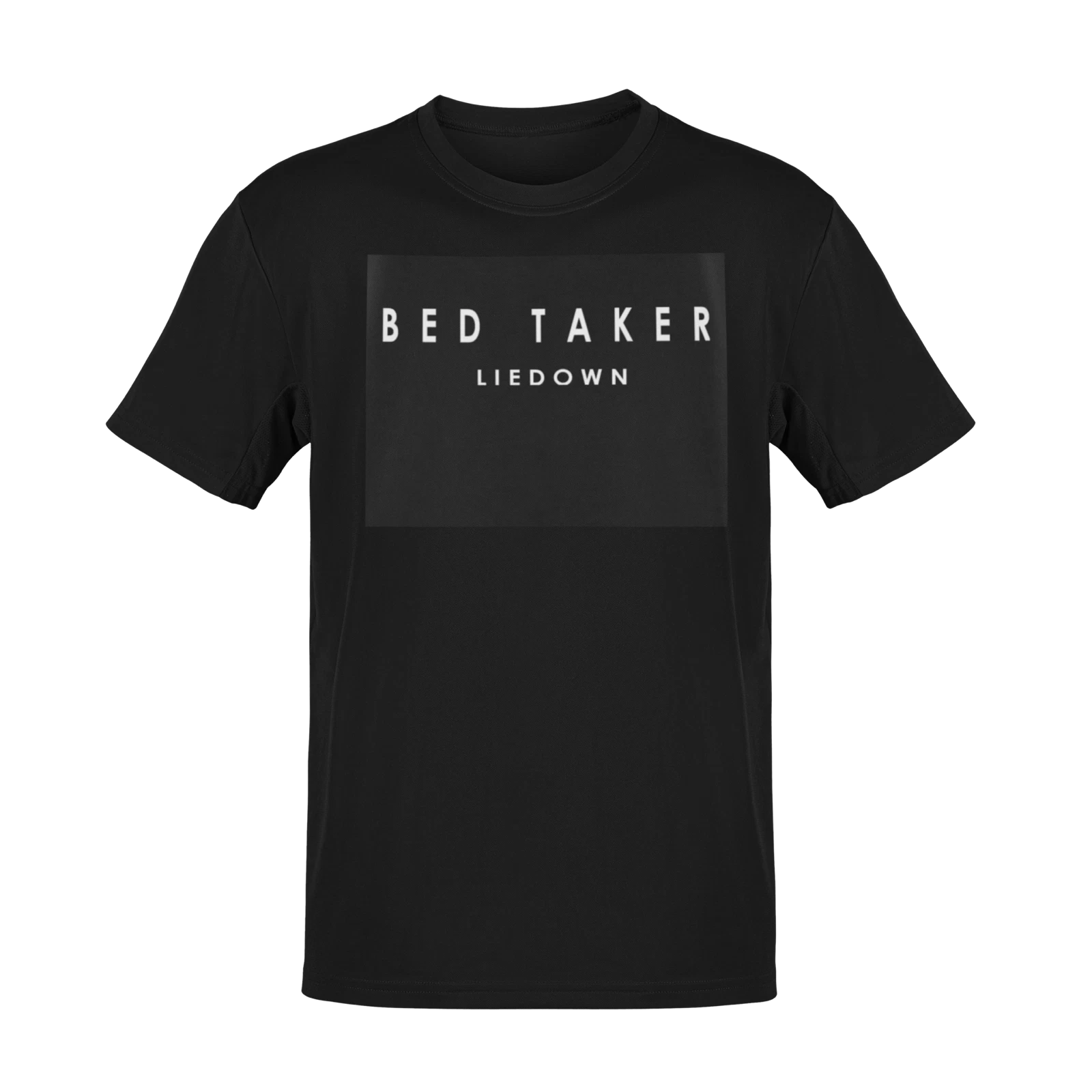 Bed Taker London Mens T-Shirt Funny Joke Parody Designer Sleep Dad Husband Gift
