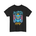 Graffiti Blue Teddy Bear Tee | Streetwear Hustle Graphic Shirt