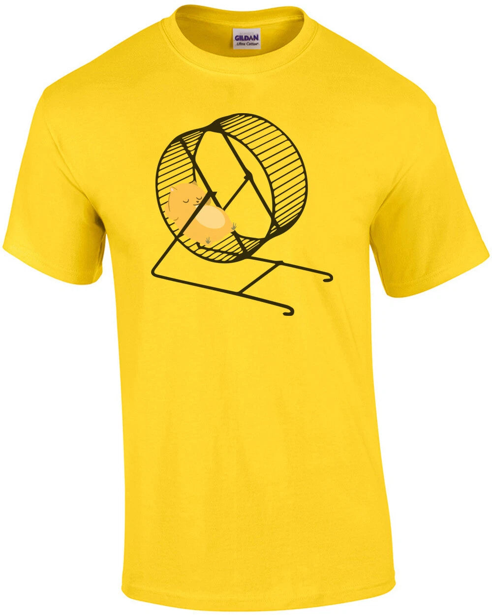 Lazy Hamster chilling on hamster wheel. Hamster T-Shirt