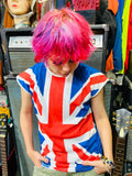 Vintage Rock Shirt UNION JACK 1980's Muscle T UK British Flag