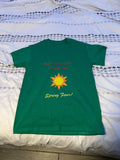 Funny Spring Green T-Shirt for novelty or home Medium