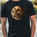 Mens Tarantula Portrait Motif Cotton T-Shirt Size XS to 5XL