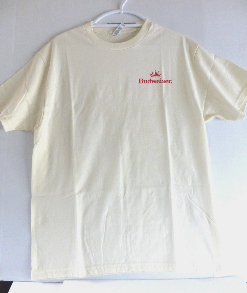 Budweiser Shirt Delivering Since 1876 Heavyweight Cotton NEW Large