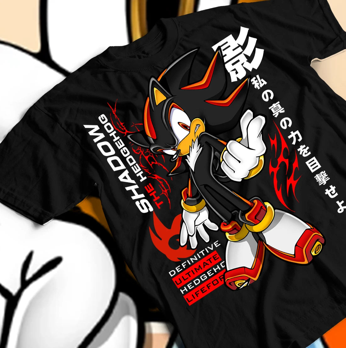 Heroes Tee Sonic T-Shirt Heroes Vintage Tee Shadow The Hedgehog T-Shirt All Size