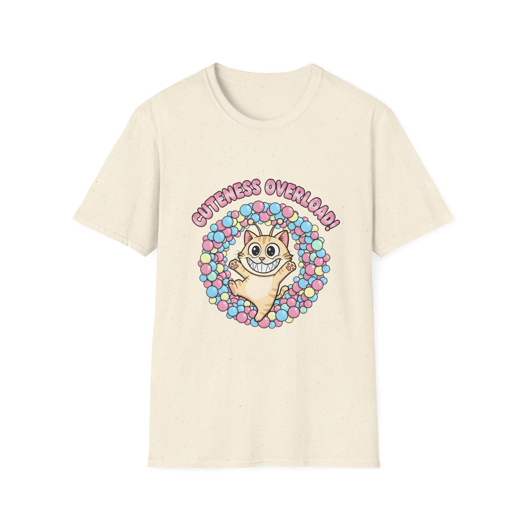Cuteness Overload Cat, T-Shirt | Cute Chaos Humor Cat Bubble Pile