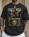 guns and roses 40th anniversary vintage shirt 1985 2025 men shirt