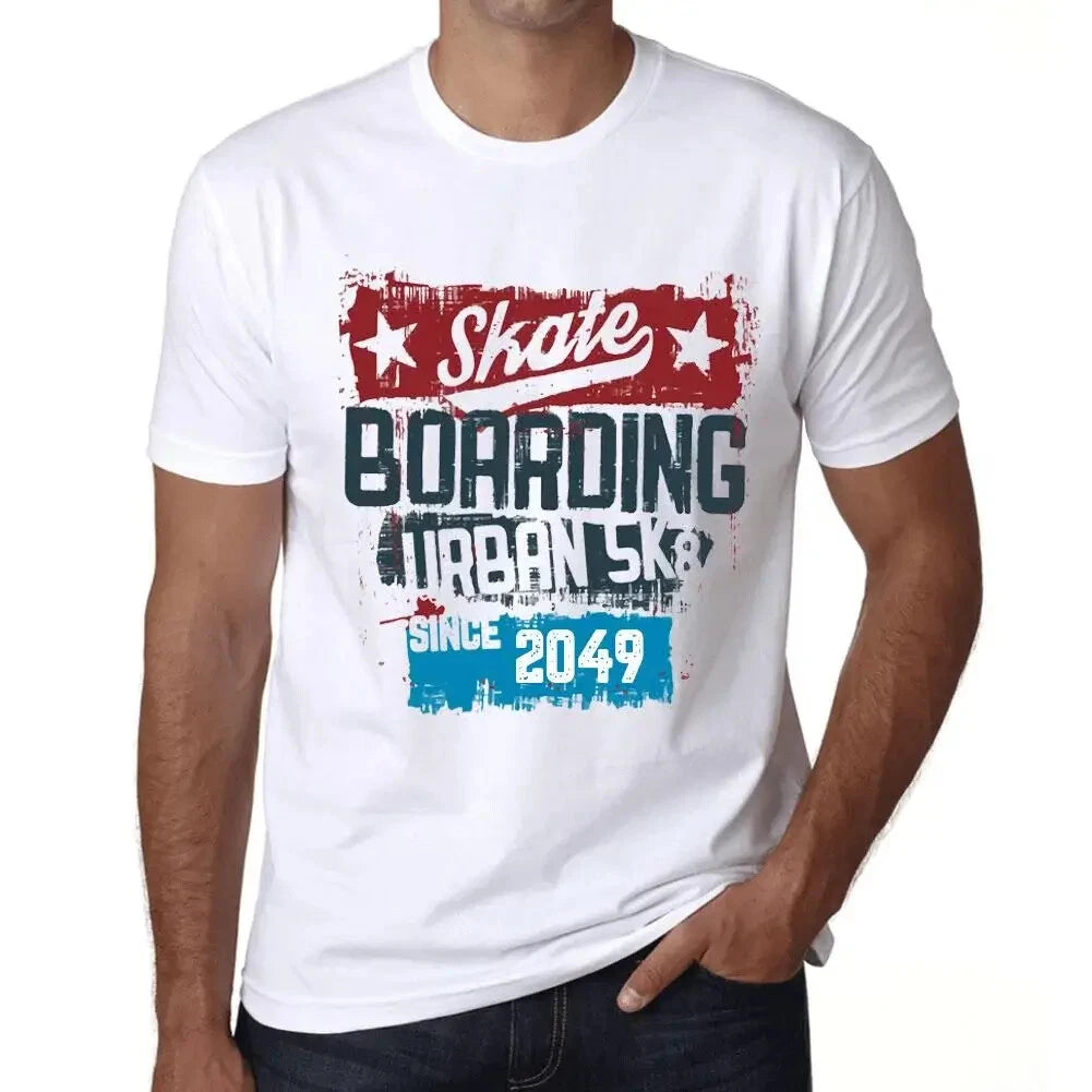 Men's Graphic T-Shirt Urban Skateboard Since 2049 Eco-Friendly Limited Edition