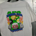 APA Pool Billiards Vintage Y2K Las Vegas Dice T-Shirt Large Flame Graphic Grunge