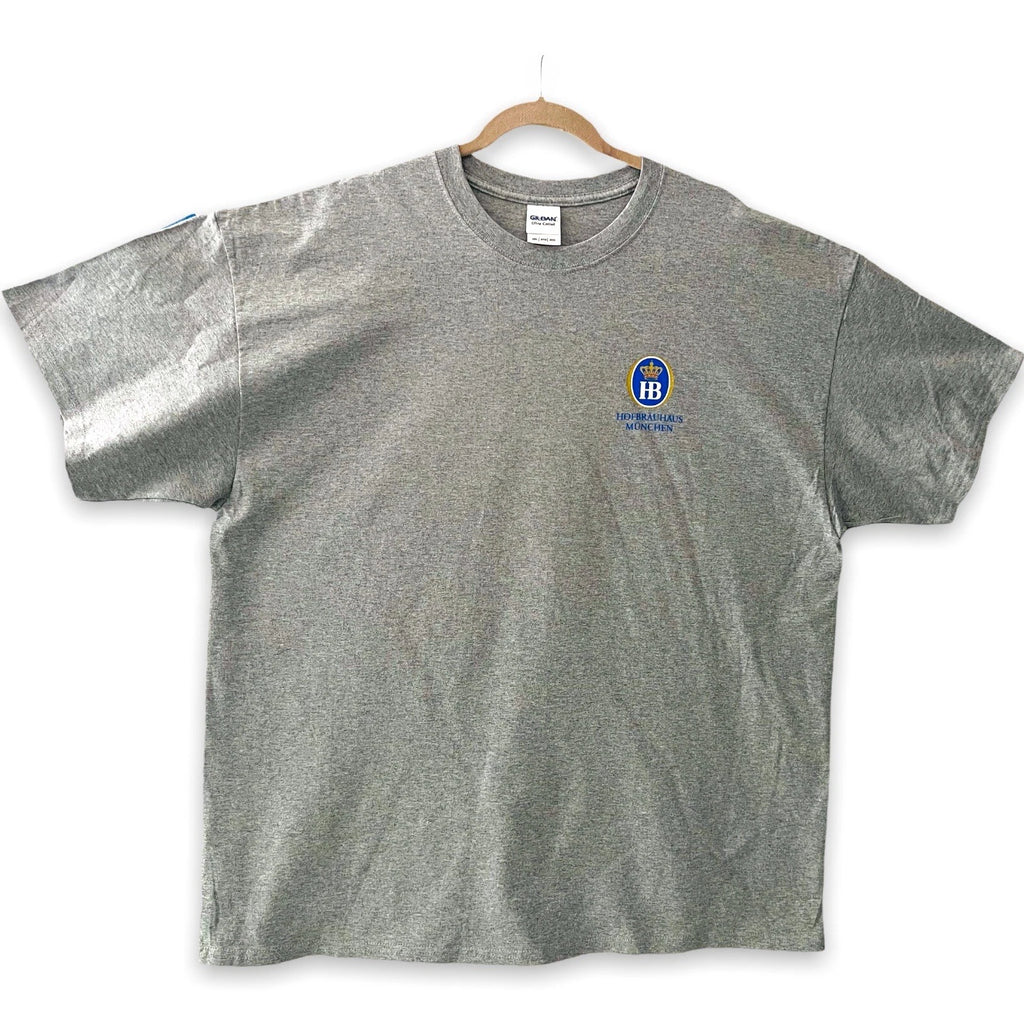 NEW Authentic Hofbrauhaus Hofbrau Munchen HB Beer Gray T-Shirt