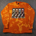 Michael Myers Halloween Shirt Mens Medium Orange Tie Dye Pop Art Horror Tee
