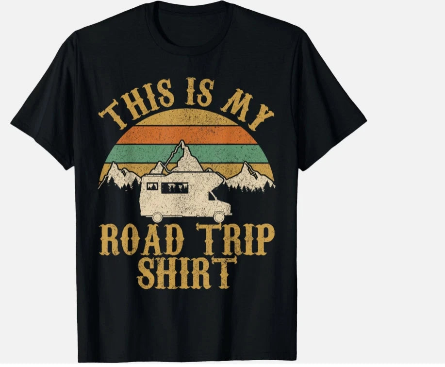 This Is My Road Trip Shirt - RV Camping Tshirt Camper Gift Unisex T-Shirt