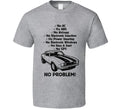 1968 Chevy Camaro No Problem Vintage Car T Shirt