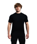 Ekkovision Fitted Blank T-Shirt Black 280 GSM (Thicker Material) Large