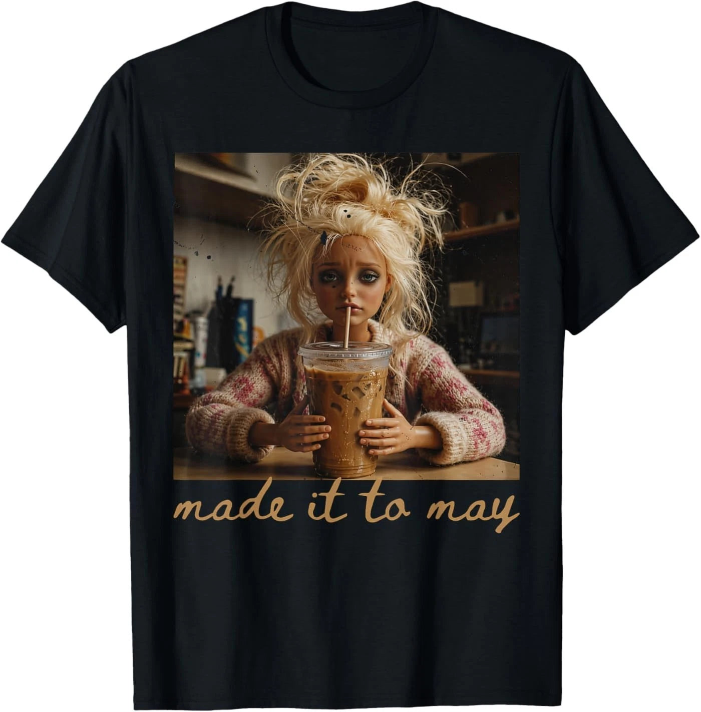 Last Day of School Teacher Meme Made It to May Humor T-Shirt