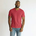 Polo Ralph Lauren T-Shirt Men XXL Red V-Neck Short Sleeve Cotton Pony Logo