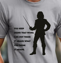 Inigo Montoya T-Shirt, Princess Bride inspired Tee, 'You Keep Using That Word'