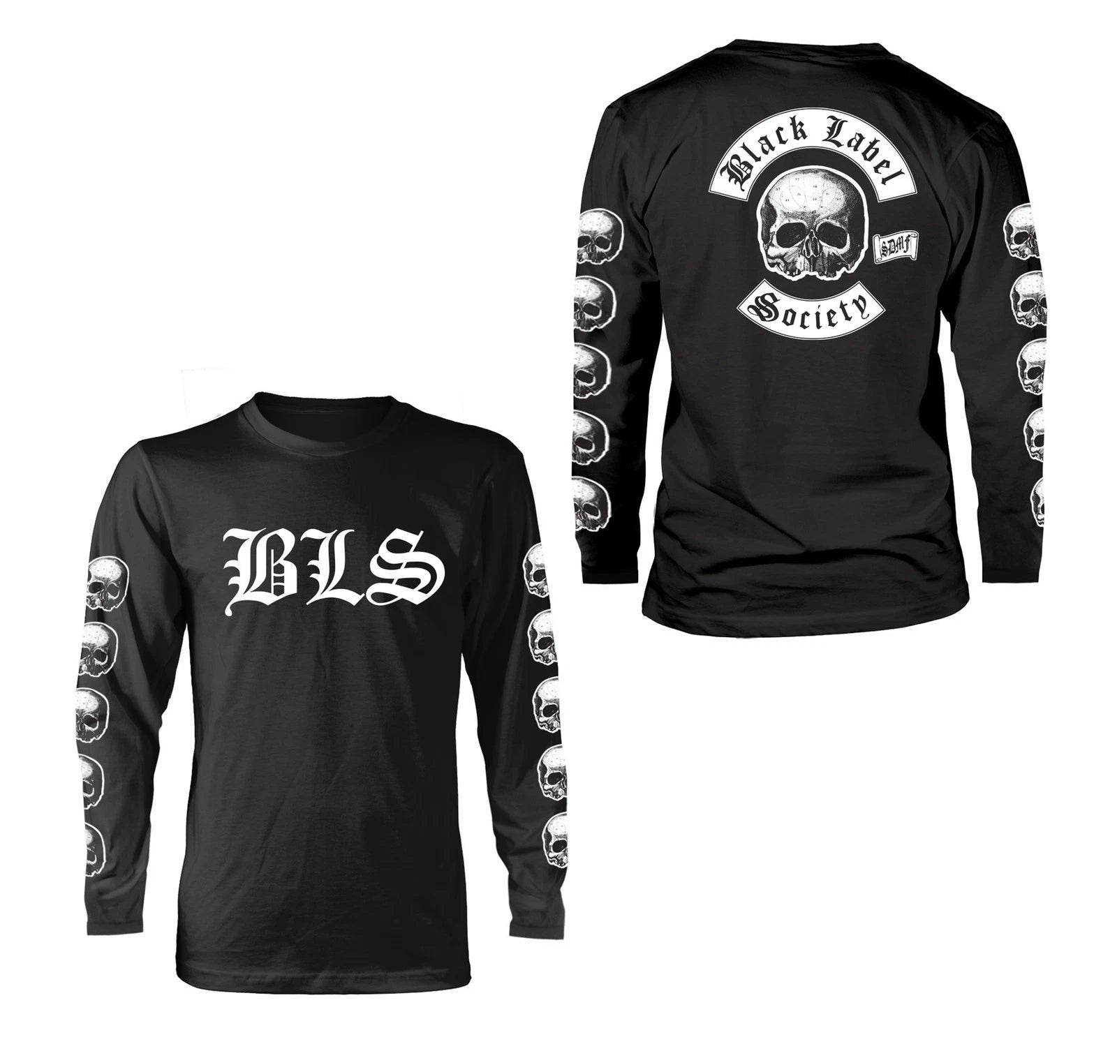 Authentic Black Label Society Band Logo Long Sleeve T-Shirt S-2XL NEW