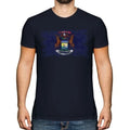 Burma Grunge Flag Men's T-Shirt Myanma Football Burmese Jersey Gift