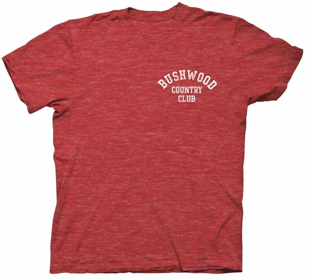 Adult Caddyshack Bushwood Country Club Heather Red T-shirt Halloween Costume Tee