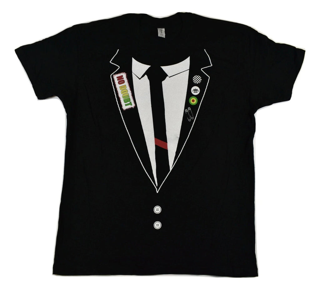 No Doubt Mens Tuxedo Print Summer Tour 2009 Black Shirt New S, L, XL