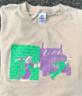 VTG 90s Y2K Grim Reaper Double Death Tee Mens 2XL XXL Skate Shirt Vintage
