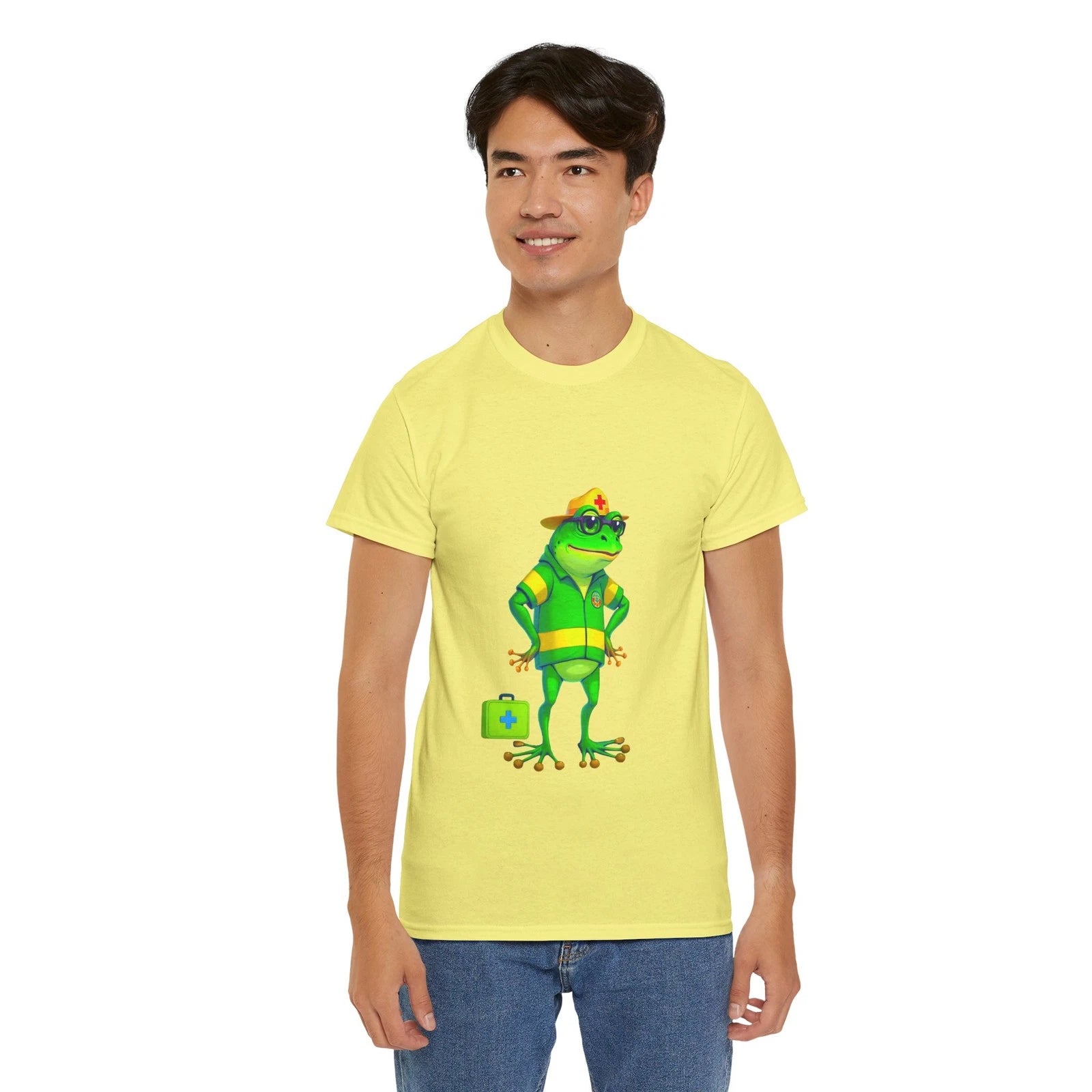 Medic Frog Tee | Cartoon Frog Paramedic Illustration