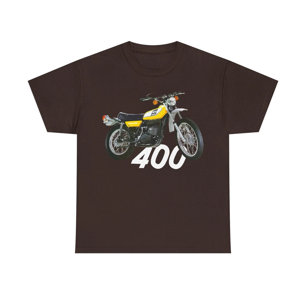 Yamaha DT400 Classic Yamaha Dirt Bike Motorcycle T Shirt , Printed in USA