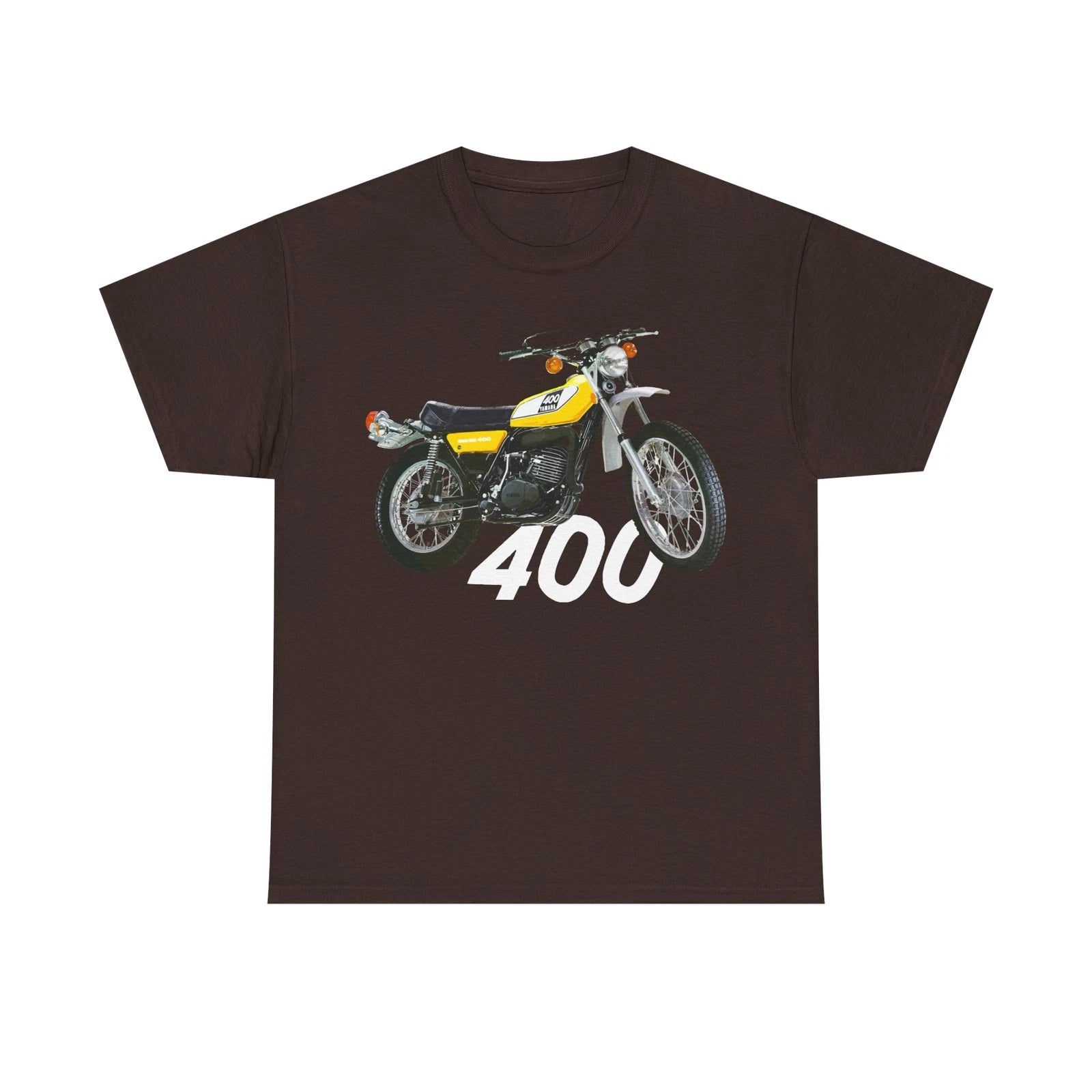 Yamaha DT400 Classic Yamaha Dirt Bike Motorcycle T Shirt , Printed in USA