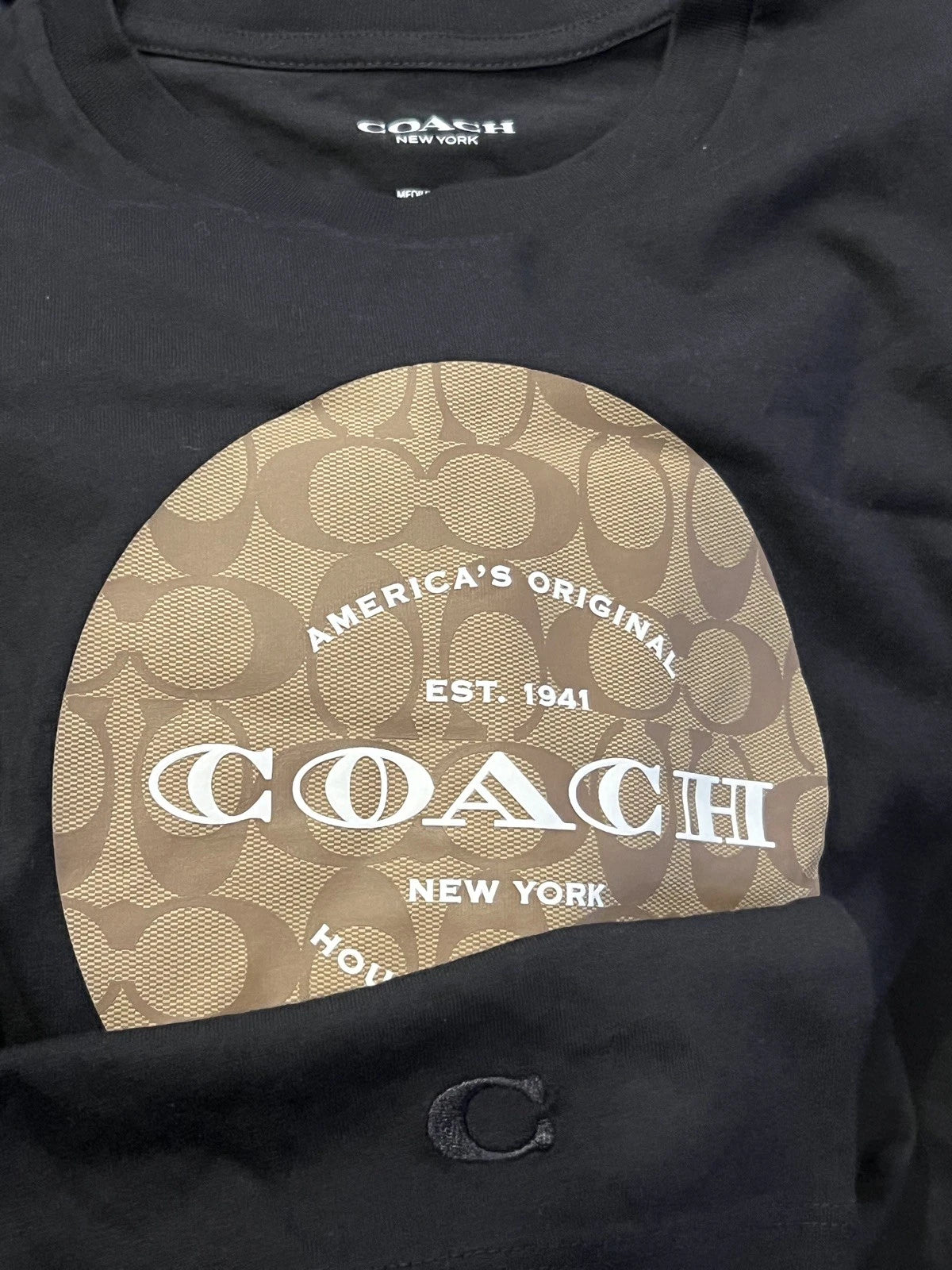 Coach Signature T-Shirt , Size XS/S