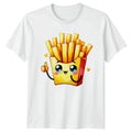 Happy French Fries Thumbs Up Fun T-Shirt Kawaii Food Fast Food Birthday Gift
