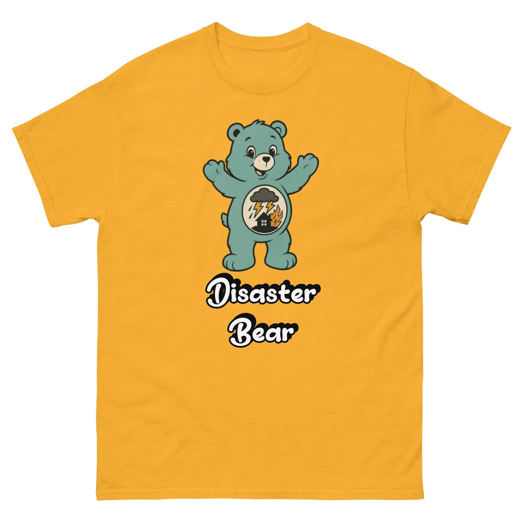 Unisex Disaster Bear Tee, Funny Care Bear T-Shirt, Care Bear Inspired Tee