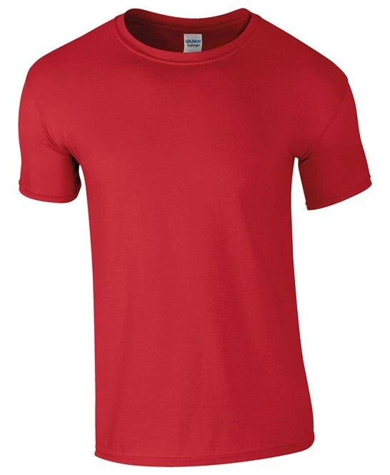 Personalised Custom Printed Gildan Ringspun T-Shirt Text Logo stag do hen GD001