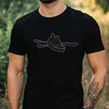 Mens Kayak Canoe Nature Motif Cotton T-Shirt Size XS to 5XL