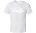 Seven Dirty Words George Carlin Funny T Shirt
