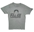 The Office Dwight Schrute "False" Official Gray T-Shirt Short Sleeve Tee Men's S