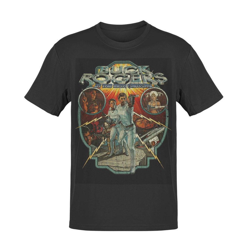 Buck Rogers Fan Art Horror Film Movie Funny Parody T Shirt Retro 90S Horror
