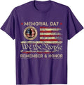 Veterans Day 2025 USA Memorial Day Red Poppy Flower Military T-Shirt