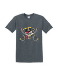 T-Shirt S to 2xl 3xl - PIRATE SKULL SWORDS fun humor adult