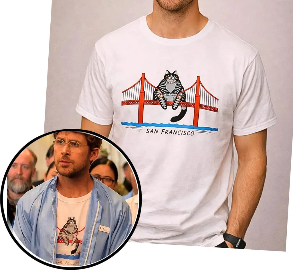 Ryan Gosling Cat Shirt, Golden Gate Bridge Cat, Hail Mary, Project,