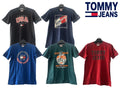 Tommy Jeans T Shirts Varsity Logo Retro Tommy Hilfiger Organic Cotton Tees