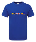 Nautical Signal Flag Custom Message T-shirt |Gift| Save up to 30% with Multi-Buy