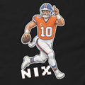 Bo Nix Shirt Broncos Fan Denver Football Retro Video Game Tee 80's 90's