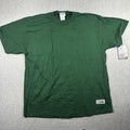 Vintage Discus Athletic Shirt Mens XL Green Cotton Crew Neck Blank Tee 90s